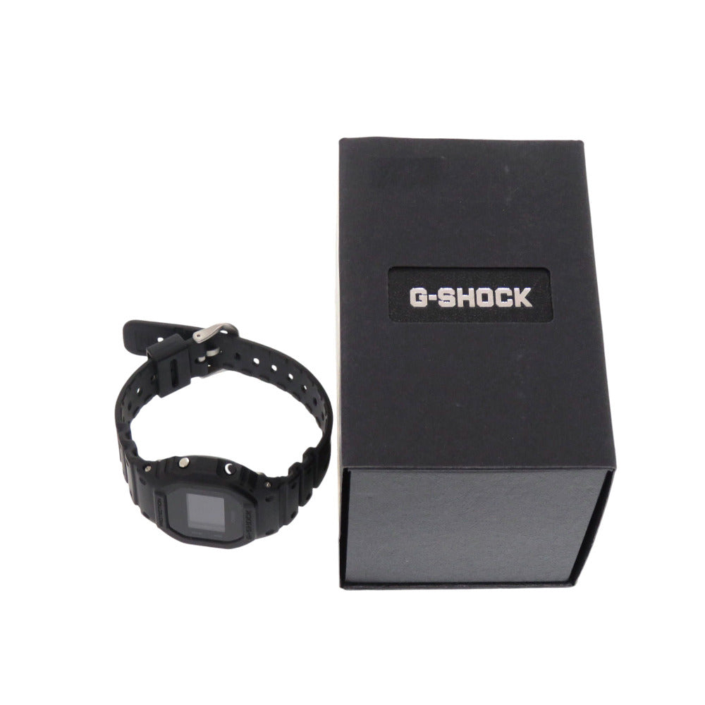 新品同様 カシオ G-SHOCK DW-5600UBB-1JF 樹脂 ブラック クオーツ デジタル 腕時計 黒 1467【中古】CASIO
