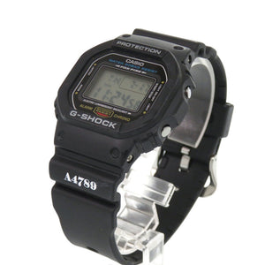 新品同様 カシオ G-SHOCK DW-5600UE-1JF 樹脂 ブラック クオーツ デジタル 腕時計 黒 Gショック 1478【中古】CASIO