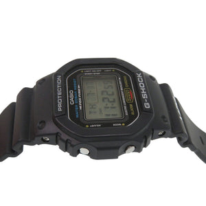 新品同様 カシオ G-SHOCK DW-5600UE-1JF 樹脂 ブラック クオーツ デジタル 腕時計 黒 Gショック 1478【中古】CASIO