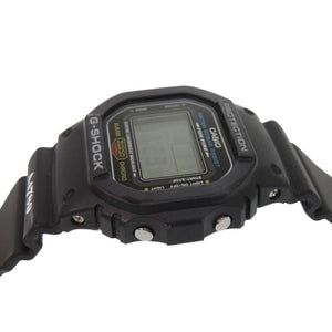 新品同様 カシオ G-SHOCK DW-5600UE-1JF 樹脂 ブラック クオーツ デジタル 腕時計 黒 Gショック 1478【中古】CASIO