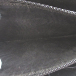 グッチ 597677 ブレード エンブロイダリー レザー ブラック 黒 ラウンドファスナー長財布 財布 1483【中古】GUCCI