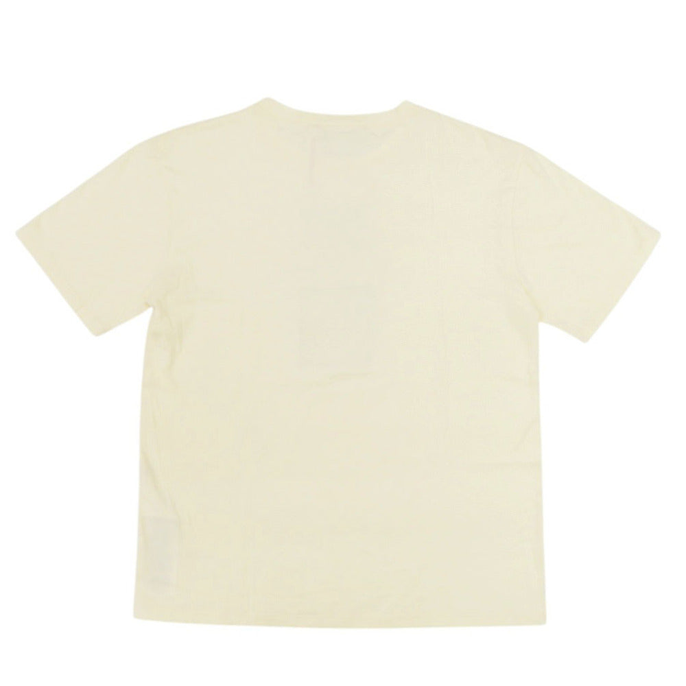 新品同様 グッチ 575114 コットン ライトイエロー 半袖Ｔシャツ 1486【中古】GUCCI