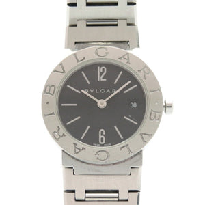 ブルガリ ブルガリブルガリ BB26SS ブラック SS クオーツ 腕時計 黒文字盤 0062【中古】BVLGARI