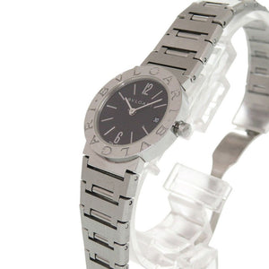 ブルガリ ブルガリブルガリ BB26SS ブラック SS クオーツ 腕時計 黒文字盤 0062【中古】BVLGARI