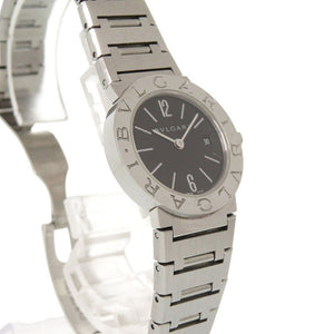 ブルガリ ブルガリブルガリ BB26SS ブラック SS クオーツ 腕時計 黒文字盤 0062【中古】BVLGARI