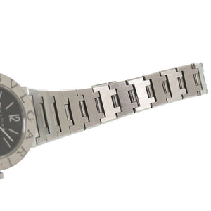 ブルガリ ブルガリブルガリ BB26SS ブラック SS クオーツ 腕時計 黒文字盤 0062【中古】BVLGARI
