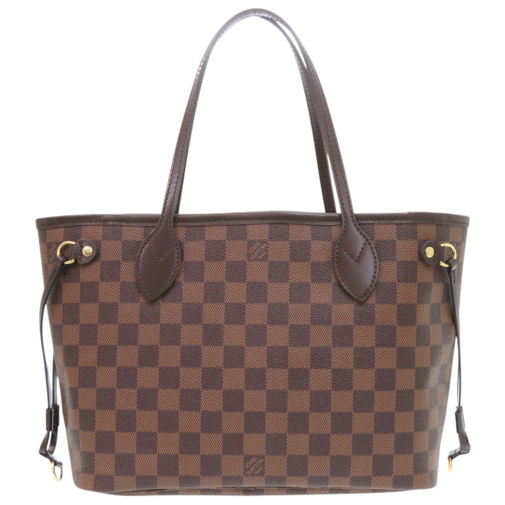 新品同様 ルイ ヴィトン ネヴァーフルPM ポーチ付 ダミエ N41359 スリーズ トートバッグ LV 0086【中古】LOUIS VUITTON
