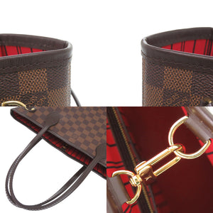 新品同様 ルイ ヴィトン ネヴァーフルPM ポーチ付 ダミエ N41359 スリーズ トートバッグ LV 0086【中古】LOUIS VUITTON