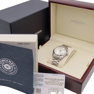 新品同様 ロンジン スピリット L34104636 自動巻き 腕時計 SS シルバー 0119【中古】LONGINES メンズ