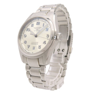 新品同様 ロンジン スピリット L34104636 自動巻き 腕時計 SS シルバー 0119【中古】LONGINES メンズ