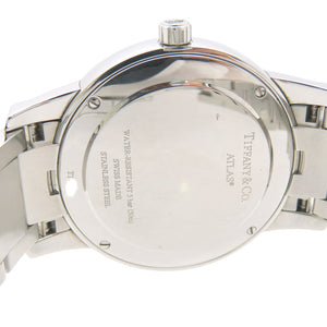 美品 ティファニー アトラス ドーム Z1800.11.10A21A00A クオーツ 腕時計 SS シルバー 0122【中古】TIFFANY&Co. メンズ