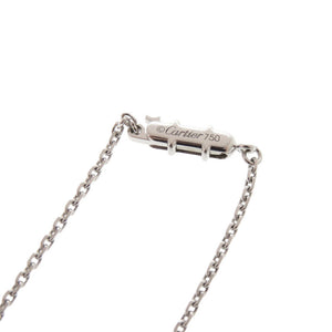 美品 カルティエ Cハート K18WG 750WG ダイヤモンド ホワイトゴールド ネックレス ジュエリー 0132【中古】CARTIER
