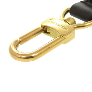 美品 ルイ ヴィトン ミュルティ ポシェット用ストラップ M45777 レザー ブラック ショルダーストラップ 黒 LV 0155【中古】LOUIS VUITTON