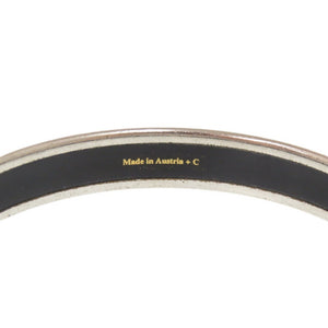 エルメス エマイユPM イルカ メタル シルバー ブルー バングル ブレスレット 0165【中古】HERMES