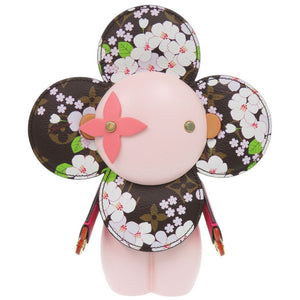 未使用 ルイ ヴィトン ヴィヴィエンヌ モノグラム 桜 GI0382 ウッド/モノグラムキャンバス ピンク オブジェ LV 0209【中古】LOUIS VUITTON
