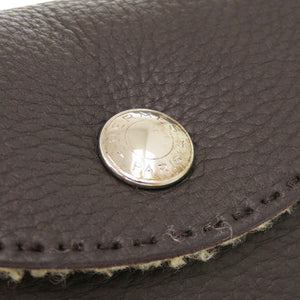 美品 エルメス ネージュ トリヨンクレマンス/ムートン エベンヌ シルバー金具 □J刻印(2006年製) ウエストバッグ ポシェット 0222【中古】HERMES