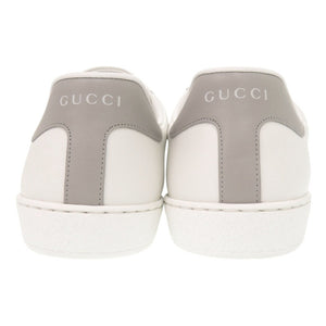 新品同様 グッチ エース インターロッキングG サイズ6 レザー ホワイト スニーカー 白 0232【中古】GUCCI メンズ