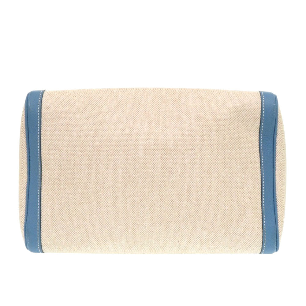 美品 エルメス トワルアッシュ トリヨンクレマンス ブルー セカンドバッグ ポーチ 青 0267【中古】HERMES