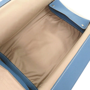 美品 エルメス トワルアッシュ トリヨンクレマンス ブルー セカンドバッグ ポーチ 青 0267【中古】HERMES