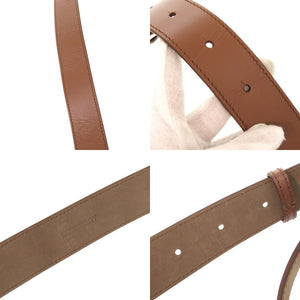 美品 バーバリー TBロゴ 8012205 レザー ブラウン ウエストバッグ ボディバッグ 茶 0280【中古】BURBERRY
