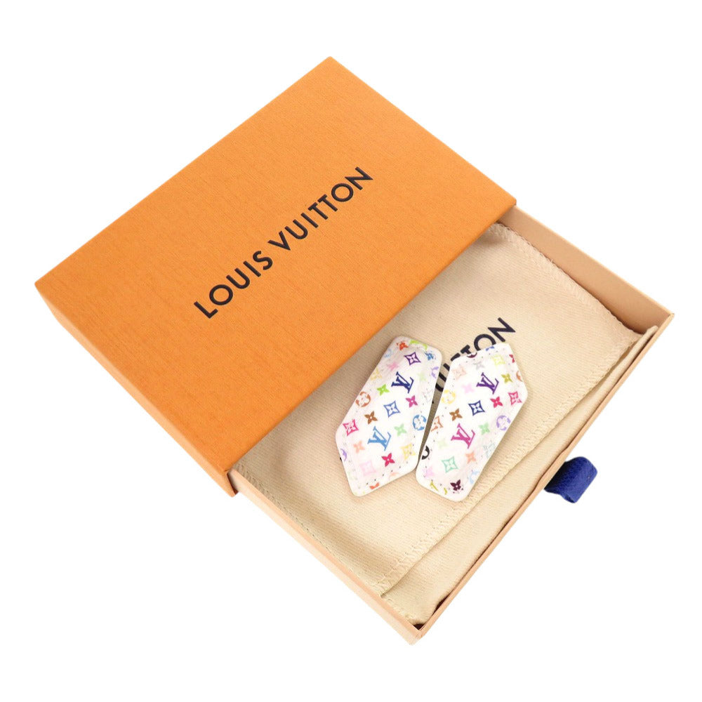 新品同様 ルイ ヴィトン LV × TM 村上隆 バックステージ ヘアクリップ M02496 バレッタ モノグラムマルチカラー ブロン LV 0284 【中古】 LOUIS VUITTON