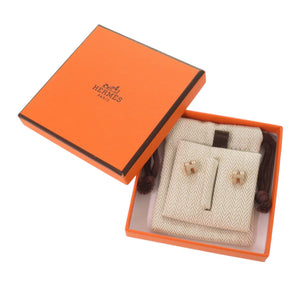 新品同様 エルメス ポップアッシュ ミニ ベージュ ローズゴールド金具 ピアス アクセサリー 0303 【中古】 HERMES