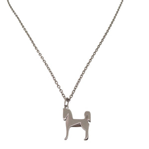 新品同様 エルメス パナッシュ ネックレス メタル シルバー 0304【中古】HERMES メンズ