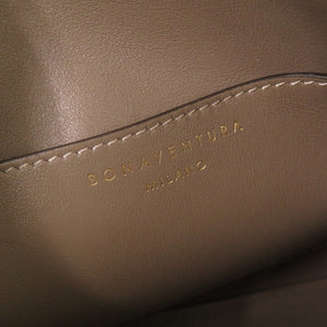 美品 ボナベンチュラ エマバッグ 22 シュリンクレザー BBGT1-ET エトープ 2WAY ハンドバッグ ショルダーバッグ 0309【中古】BONAVENTURA