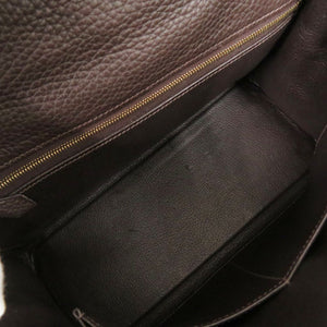 エルメス ケリー28 内縫い トリヨンクレマンス ショコラ ゴールド金具 □J刻印(2006年製) ハンドバッグ 茶 0341【中古】HERMES