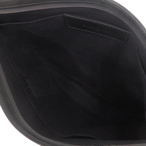 バレンシアガ ロゴ ナイロン ブラック ポーチ クラッチバッグ 黒 0358【中古】BALENCIAGA メンズ