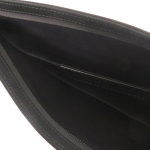 バレンシアガ ロゴ ナイロン ブラック ポーチ クラッチバッグ 黒 0358【中古】BALENCIAGA メンズ
