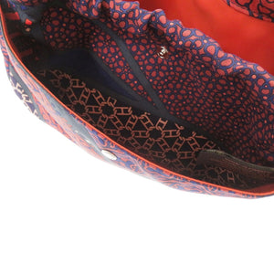 美品 エルメス フールビ 20 シルク レッド バッグインバッグ ポーチ □R刻印(2014年製) 赤系 0361【中古】HERMES
