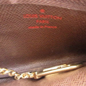 新品同様 ルイヴィトン ダミエ ポシェットクレ N62658 ブラウン 茶 コインケース 0371【中古】LOUIS VUITTON