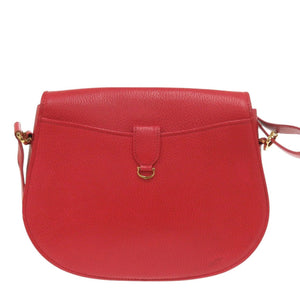美品 カルティエ マスト ドゥ カルティエ レザー レッド ショルダーバッグ 赤 0373【中古】CARTIER