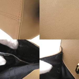 美品 サルヴァトーレフェラガモ ガンチーニ レザー ベージュ チェーンショルダー ショルダーバッグ 0375【中古】Salvatore Ferragamo