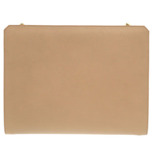 美品 サルヴァトーレフェラガモ ガンチーニ レザー ベージュ チェーンショルダー ショルダーバッグ 0375【中古】Salvatore Ferragamo