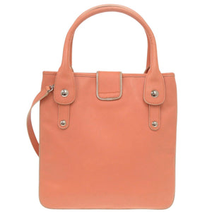 サルヴァトーレフェラガモ ガンチーニ EY-21 6310 レザー ピンク 2way ハンドバッグ ショルダーバッグ 0381【中古】Salvatore Ferragamo
