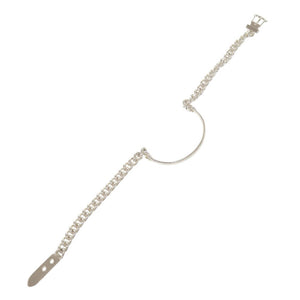 美品 エルメス ブックルセリエ アンフレクシブル ドゥブルトゥール #14 シルバー925 ブレスレット シルバー 0392【中古】HERMES