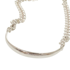 美品 エルメス ブックルセリエ アンフレクシブル ドゥブルトゥール #14 シルバー925 ブレスレット シルバー 0392【中古】HERMES