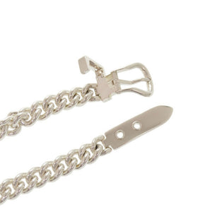 美品 エルメス ブックルセリエ アンフレクシブル ドゥブルトゥール #14 シルバー925 ブレスレット シルバー 0392【中古】HERMES