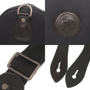 未使用品 ハンティングワールド キャンバス レザー ブラック 2WAY ボストンバッグ 黒 0397【中古】HUNTING WORLD メンズ
