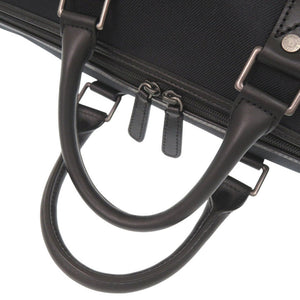 未使用品 ハンティングワールド キャンバス レザー ブラック 2WAY ボストンバッグ 黒 0397【中古】HUNTING WORLD メンズ