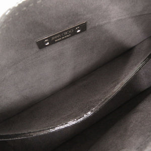 美品 ジミーチュウ VARENNE HOBO ヴァレンヌ ホーボー レザー ブラック ワンショルダー ショルダーバッグ 黒 0413【中古】JIMMY CHOO