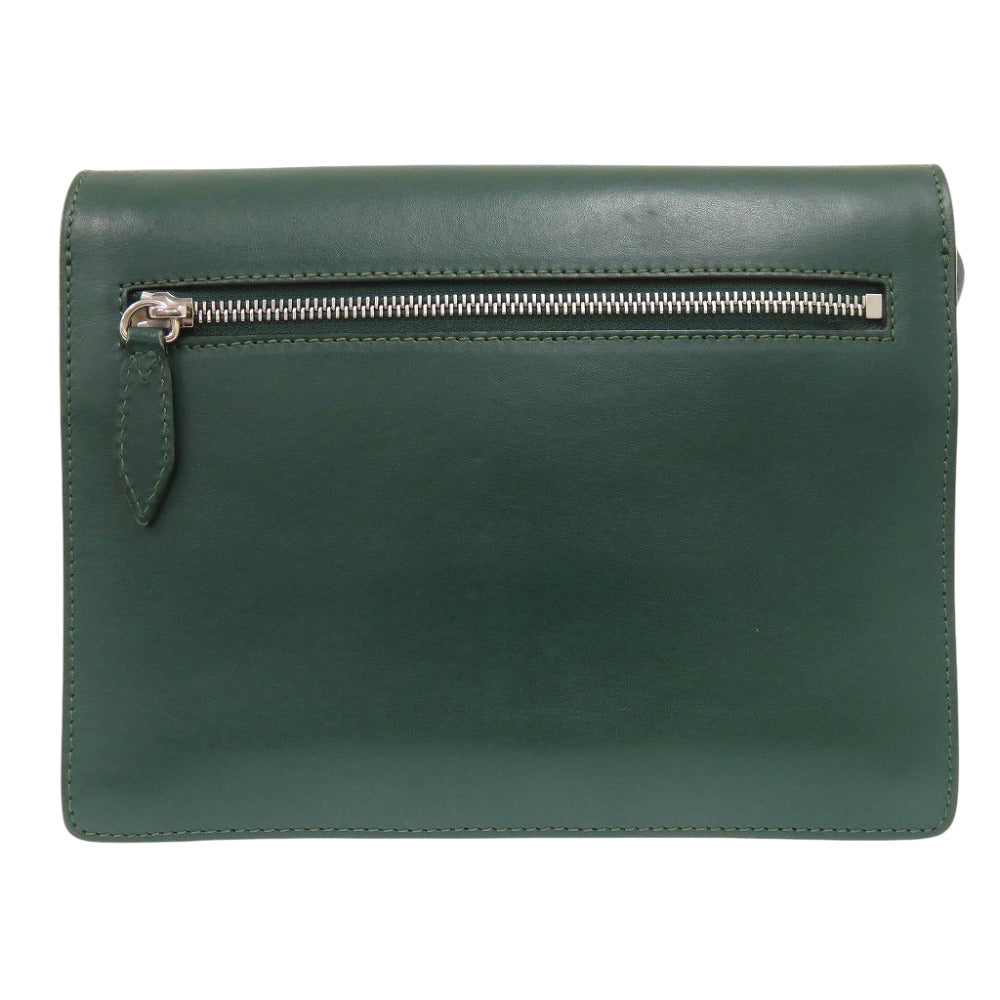バーバリー ノバチェック CFPNBA1241 レザー グリーン ブラック ショルダーバッグ 緑 黒 0422【中古】BURBERRY