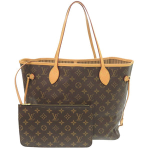 美品 ルイ ヴィトン ネヴァーフルMM ポーチ付 モノグラム M40995 トートバッグ LV 0430【中古】LOUIS VUITTON