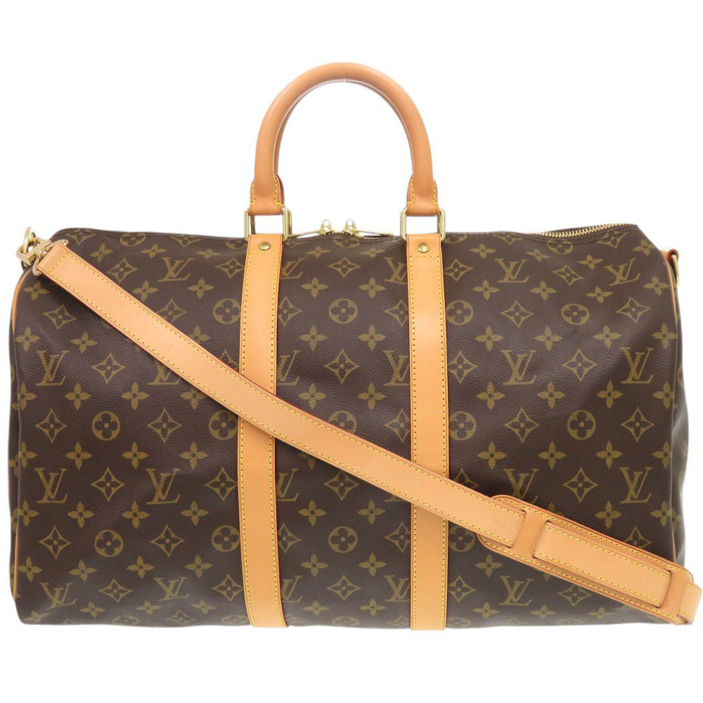美品 ルイ ヴィトン キーポルバンドリエール45 モノグラム M41418 ボストンバッグ LV 0431【中古】LOUIS VUITTON