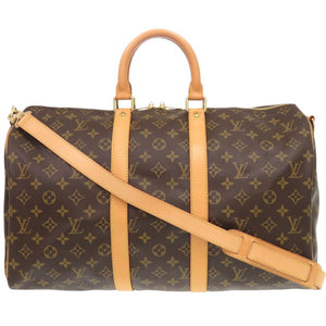 美品 ルイ ヴィトン キーポルバンドリエール45 モノグラム M41418 ボストンバッグ LV 0431【中古】LOUIS VUITTON