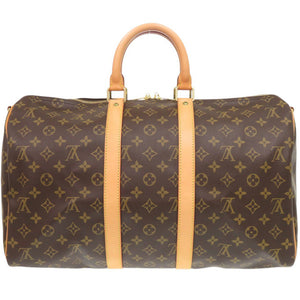 美品 ルイ ヴィトン キーポルバンドリエール45 モノグラム M41418 ボストンバッグ LV 0431【中古】LOUIS VUITTON