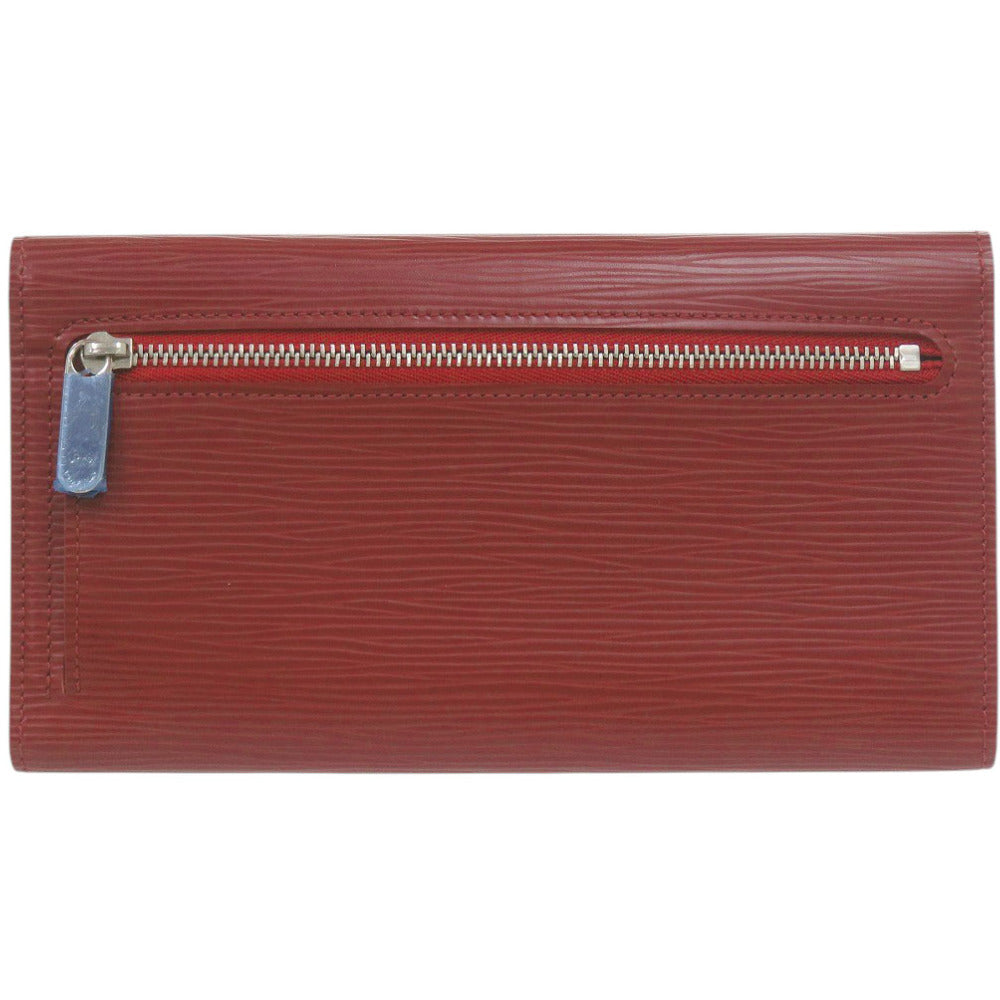 新品同様 ルイ ヴィトン ポルトフォイユ ウジェニ エピ M6388M レッド 長財布 赤 LV 0518【中古】LOUIS VUITTON