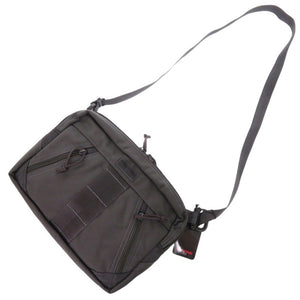 未使用 ブリーフィング DELTA SLASHER S グレー ショルダーバッグ 0536【中古】BRIEFING